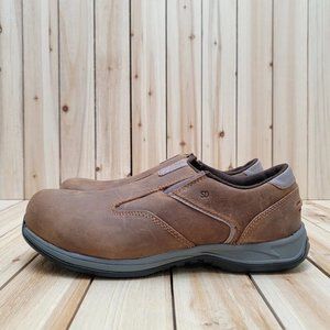 Red Wing Men's ComfortPro 6705 Safety Toe Slip On Work Shoes Size 9.5 E2 Wide